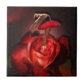 バレリーナバラ – セラミックタイル (正面)