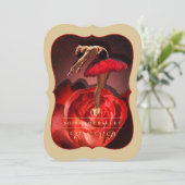 バレリーナバラ- RSVPカード 招待状 (スタンド正面)