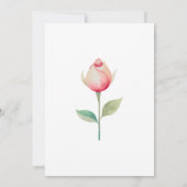 バレリーナバレエスリッパ2ndバースデーガール 招待状 (裏面)