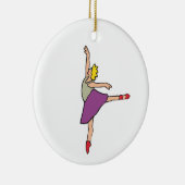 バレリーナバレエダンサー セラミックオーナメント (右)