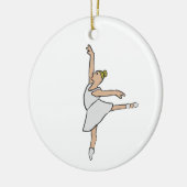 バレリーナバレエダンサー セラミックオーナメント (左)