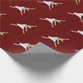 バレリーナバレエダンサー ラッピングペーパー (角)