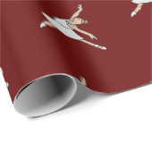 バレリーナバレエダンサー ラッピングペーパー (ロールコーナー)