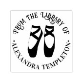 バレリーナバレエトーポインテシューズ#2図書室 セルフインキングスタンプ (デザイン)