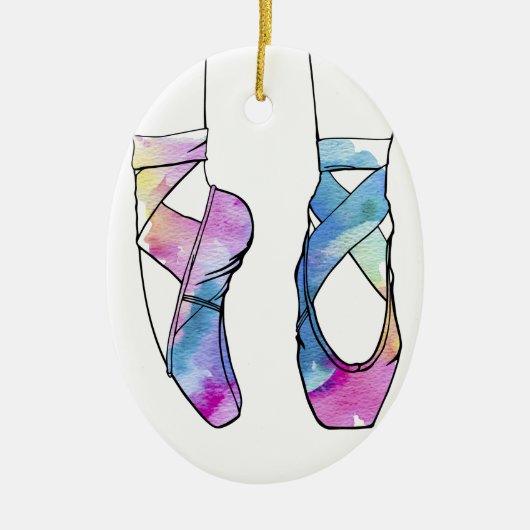 バレリーナバレエ セラミックオーナメント (正面)