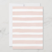 バレリーナバースデーパーティーの招待 招待状 (裏面)