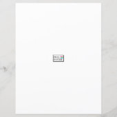 バレリーナバースデーパーティーゲストリスト (裏面)