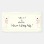 バレリーナバースデーパーティー 横断幕 (横)