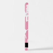 バレリーナパターン,バレエの女の子,ダンス,あなたの名前 iPhoneケース (左側面)