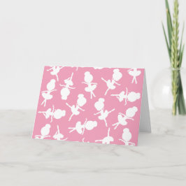 バレリーナパターン、バレエの女の子、バレエダンス カード