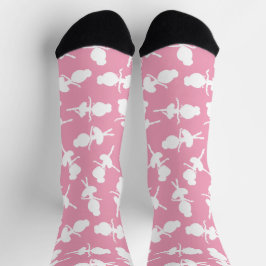 バレリーナパターン、バレエの女の子、バレエダンス ソックス