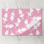 バレリーナパターン、バレエの女の子、バレエダンス ペーパーパッド (折り畳み)