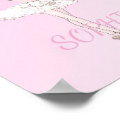 バレリーナパーソナルピンク女子ポスター ポスター (角)