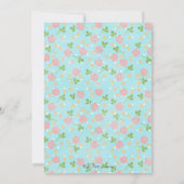 バレリーナパーティの招待状 招待状 (裏面)