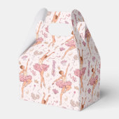 バレリーナパーティーの好意 – 誕生日- Sweet 16 Fav フェイバーボックス (裏面サイド)