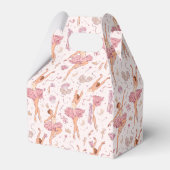 バレリーナパーティーの好意 – 誕生日- Sweet 16 Fav フェイバーボックス (正面サイド)