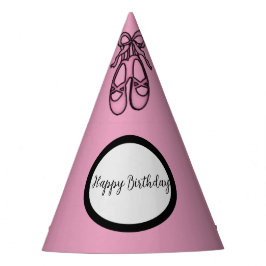 バレリーナパーティーハットピンク パーティーハット