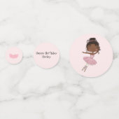 バレリーナパーティー紙吹雪テーブルデコール コンフェッティ (正面)