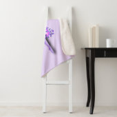 バレリーナパープルシェルパブランケットバレエダンサーガール シェルパブランケット (インサイチュ)