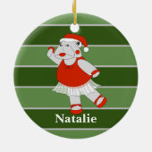 バレリーナヒッポクリスマススペシャル セラミックオーナメント (裏面)