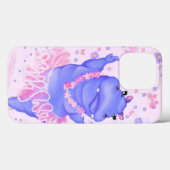 バレリーナヒッポバレエおもしろいダンサーiPhoneケース Case-Mate iPhoneケース (裏面 (横))