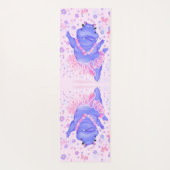 バレリーナヒッポヨガおもしろいマットハッピーバレエダンサー ヨガマット (裏面)