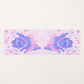 バレリーナヒッポヨガおもしろいマットハッピーバレエダンサー ヨガマット (正面(横))