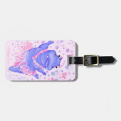 バレリーナヒッポラゲッジタグハッピーバレエダンサー ラゲッジタグ (正面横)