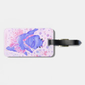 バレリーナヒッポラゲッジタグハッピーバレエダンサー ラゲッジタグ (裏面横)