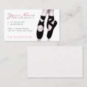 バレリーナビジネスカード 名刺 (正面/裏面)