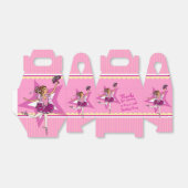 バレリーナピンクイエローガールズ誕生日お願いボックス フェイバーボックス (折り畳みなし)