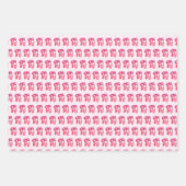 バレリーナピンクツトゥートーポインテシューズバレエダンス ラッピングペーパーシート (正面2)