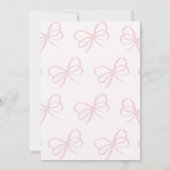 バレリーナピンクツー あなたがかわいい2歳の誕生日 招待状 (裏面)