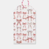 バレリーナピンクバレエシューズありがとう誕生日 ギフトタグ (裏面)