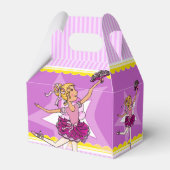 バレリーナピンクパープル誕生日のお願いボックス フェイバーボックス (裏面サイド)