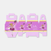 バレリーナピンクパープル7th女の子の誕生日のお願いボックス フェイバーボックス (折り畳みなし)