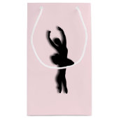 バレリーナピンク スモールペーパーバッグ (裏面)
