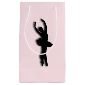 バレリーナピンク スモールペーパーバッグ (正面)