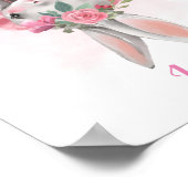 バレリーナフローラバニープリント ポスター (角)