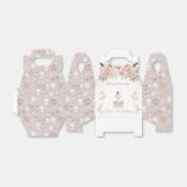 バレリーナブラックブラウネットバレエ誕生日パーティー フェイバーボックス (折り畳みなし)