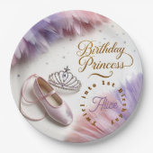 バレリーナプリンセスパーティー-魔法にトワイル！ ペーパープレート (正面)