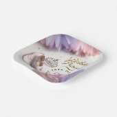 バレリーナプリンセスパーティー-魔法にトワイル！ ペーパープレート (傾斜あり)