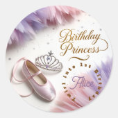 バレリーナプリンセスパーティー-魔法にトワイル！ ラウンドシール (正面)