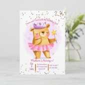 バレリーナベアの招待状 招待状 (スタンド正面)