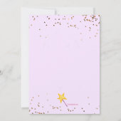 バレリーナベアの招待状 招待状 (裏面)