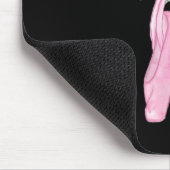 バレリーナポインテシューズフラワーズバレエダンサーのスプリン マウスパッド (コーナー)