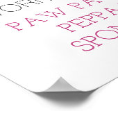 バレリーナマイルストーンカワイトガールダンサー ポスター (角)