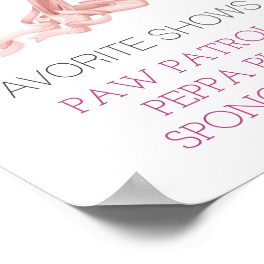 バレリーナマイルストーンフォトキュートガールダンサー ポスター (角)