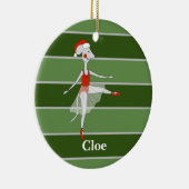 バレリーナマウスクリスマススペシャル セラミックオーナメント (右)