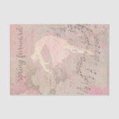 バレリーナミュージカル春フォワードデクページ 薄葉紙 (正面)